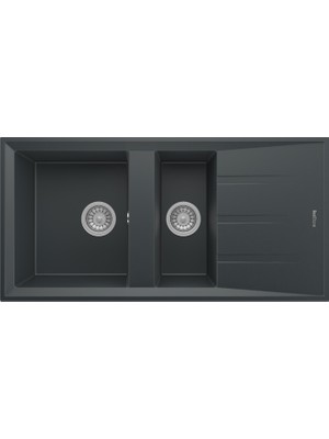 Realstone Salda 100 Granit Eviye Antrasit