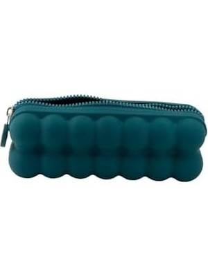 Skygo Oshı Kalem Cantası Okyanus Mavı Sılıkon Govde