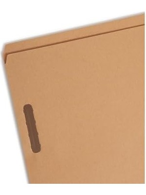 Skygo Fastener Dosya Klasörü, 2 Adet Sabitleyici, Güçlendirilmiş Düz Kesim Tablası, Yasal Ölçü, Kuvvet, Kutu Başına 50 (19813)