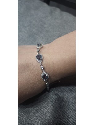 Jane Silver 925 Ayar Gümüş Topaz Taşlı Bileklik