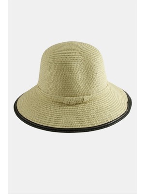 Renklime Hasır Plaj Şapkası