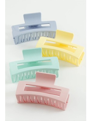 Renklime Dikdörtgen Renkli Mandal Toka 8 cm