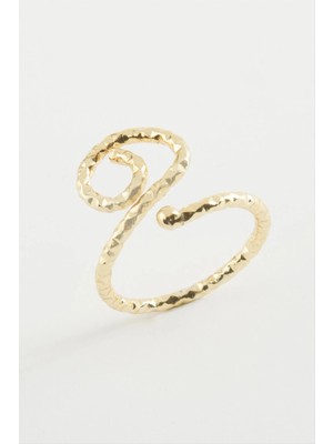 Renklime Çiçek Metal Yüzük