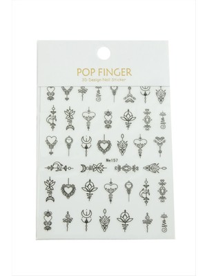 Renklime Kalp Tattoo Dövme Sticker