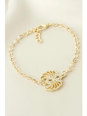 Renklime Kanat Sonsuzluk Taşlı Bileklik