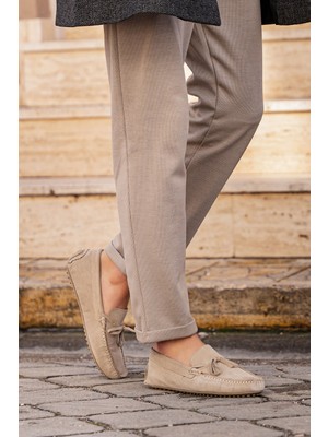 Panorama Makosen Dikişli Hakiki Deri Erkek Babet