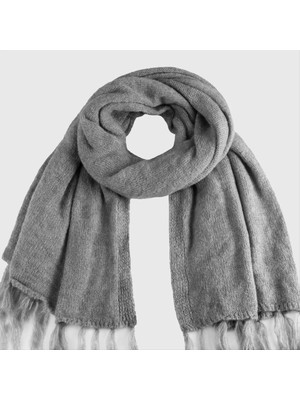 Renklime Örgülü Iplik Kışlık Şal