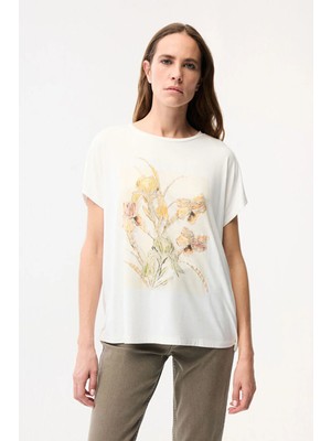 adL Baskılı T-shirt Kemik 17546664000