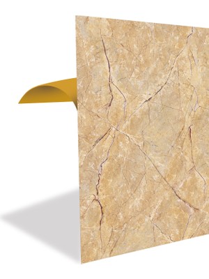Tink Kendinden Yapışkanlı Traverten Mermer Desenli Pvc Panel 41X62 cm (12 Adet) 3 M²
