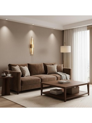 Elizim Home Lighting Kutu Gold Ledli Pilli Aplik