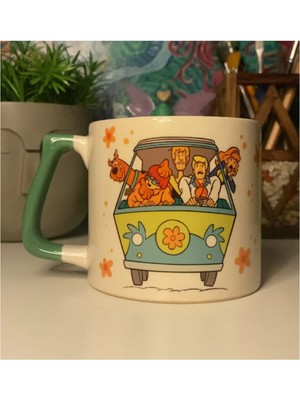Mor Mürekkep Scooby-Doo Bardak Kupa Çay Kahve Fincanı