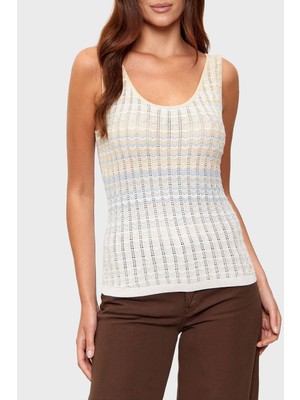 Guess Rosal Ajurlu Regular Fit Kalın Askılı Örme Triko W6GR08Z0589 Bayan Triko W6GR08 Z0589 SM2K