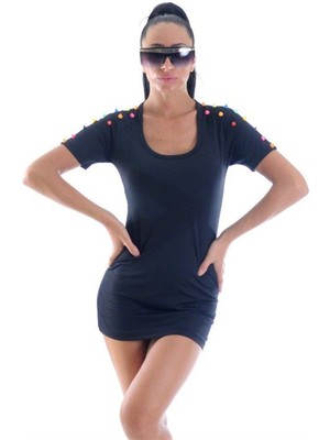 Liyuza B1961364 Çivili Elbise