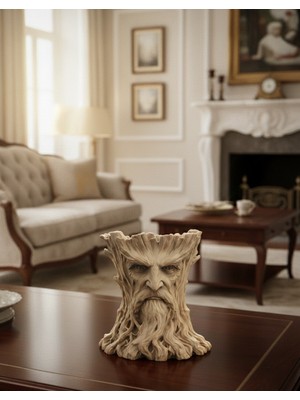 Piccomino Antik Orman Koruyucusu Dekoratif Saksı/büst