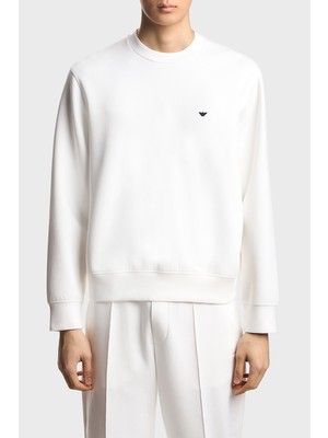 Emporio Armani Logolu Pamuklu Regular Fit Bisiklet Yaka Sweat Erkek Sweat EM004533 AF10013 U0003