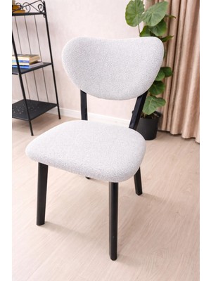 StarMall A Kalite Elma Sandalye Kılıfı Bohem Sandalye Kılıfı Kum Desen Esnek Kumaş Lastikli 2 Parça