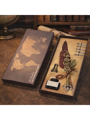 Shopwave Vintage Divit Kalem Hediye Seti