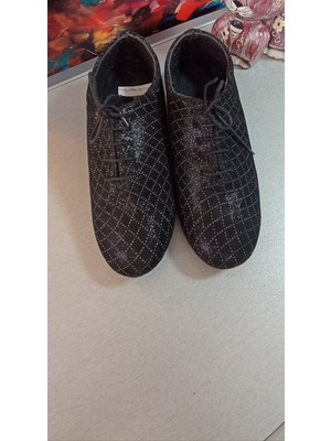 Bitangosu Yıldız Tozu Tango-Salsa-Bacata-Swıng-Solo-Cazz Dans ve Pratik Ayakkabısı