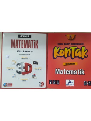 Eser Prf Yayınları Paraf 8. Sınıf Matematik 36 Lı Kontak Deneme+3d Matematik  Soru   Bankası