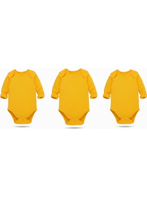 Kiddy Boo 3lü Mevsimlik Çıtçıtlı Body Zıbın 0-3 Ay/3 Yaş Arası %100 Pamuk Unisex Kız Erkek Bebek&çocuk