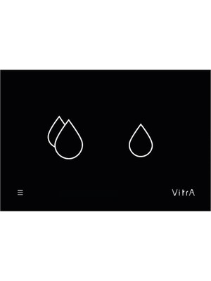 Vitra V-Care Akıllı Panel Cam Siyah 762-1501