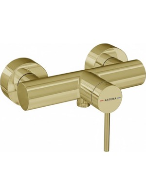 Artema Minimax Round Duş Bataryası Soft Altın A4352974