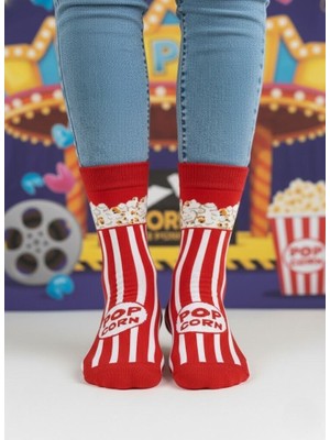 Baff Popcorn Desenli Çorap 43-46