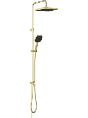 VitrA Artema Core Square Duş Kolonu 250 mm Soft Altın A4591974