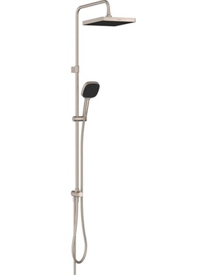 VitrA Artema Core Square 250 Duş Kolonu Fırçalı Nikel A4591934