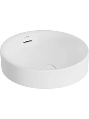 Vitra Metropole Yuvarlak Çanak Lavabo 40CM Mat Beyaz 7532B001-0673