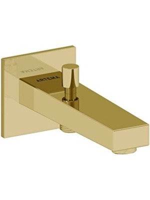 VitrA Artema Minimax Square Çıkış Ucu (El Duşu Çıkışlı) Soft Altın A4359574