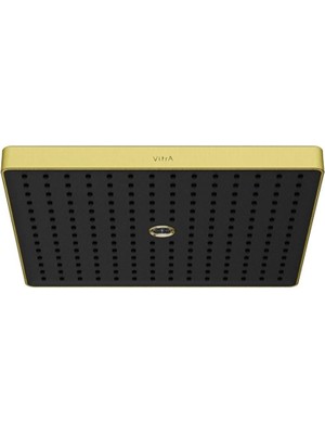 Artema Vitra Prime Square Duş Başlığı 2f 300 mm Fırçalı Altın A4592325