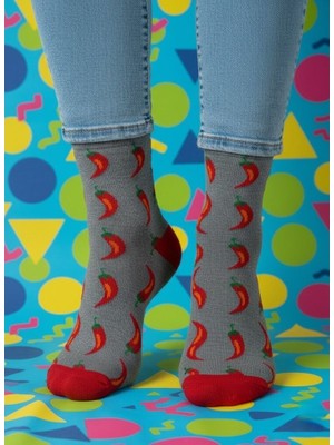 Baff Biber Desenli Çorap 43-46