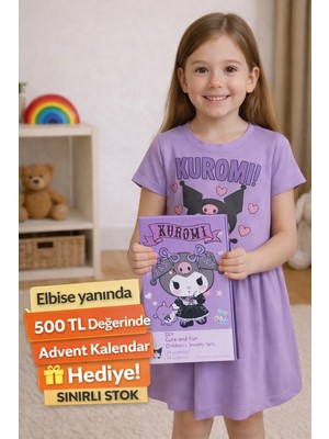 Kuromi Kız Çocuk Elbise