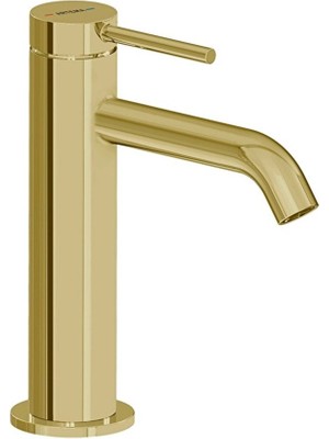 VitrA Artema Minimax Round Lavabo Bataryası (Yüksek) Soft Altın A4353274