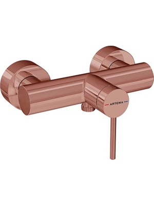 Artema Minimax Round Duş Bataryası Soft Bakır A4352929