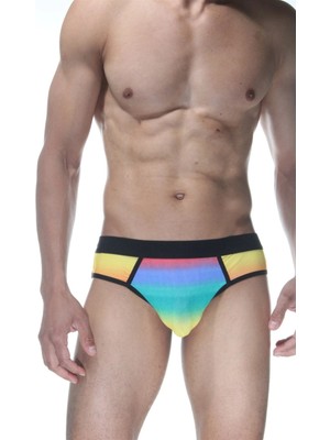 Liyuza Gökkuşağı Jockstrap Fantezi Iç Giyim