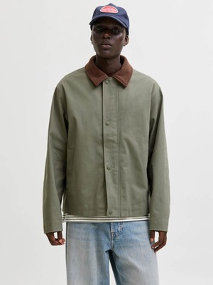 Jack & Jones Yaka Detaylı Yeşil Erkek Ceket 12288889