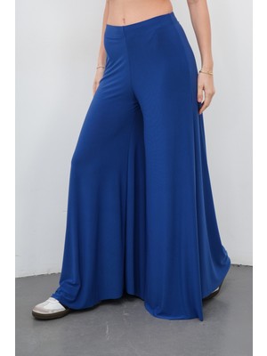 Sanem Tekstil Pantolon Etek-Indigo