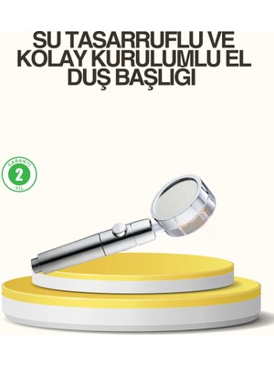 Aydoğan Ticaret44 Su Basıncını Artıran Sızdırmaz Duş Başlığı
