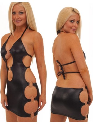 Liyuza B100714 Erotik Mini Elbise