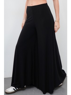 Sanem Tekstil Pantolon Etek-Siyah