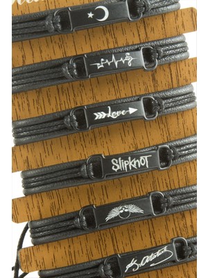 Zero Land Storozde 12 Adet Vinlex Deri Bileklik Standı-Kahverengi