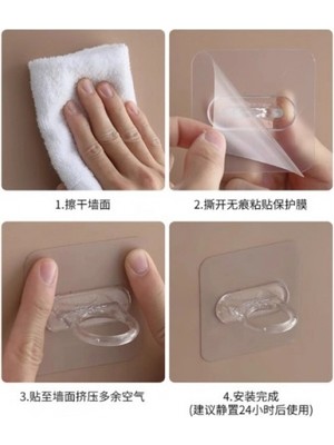 Ecoport Kendinden Yapışkanlı Çok Amaçlı Yuvarlak Halka