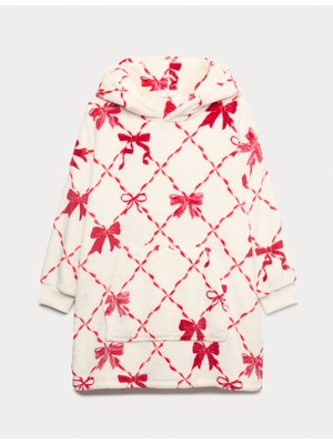 Marks & Spencer Fiyonklu Polar Kapüşonlu Hoodie (3-12 Yaş)