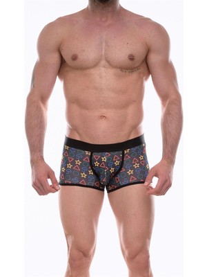 Liyuza Don Moris Erkek  Desenli Mini Boxer