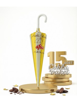 Afia Şemsiye Çikolata 15X25 gr
