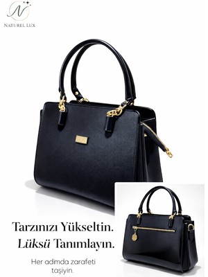 Lux Kadın El ve Omuz Çantası Premium Tasarım Günlük Şık Mode