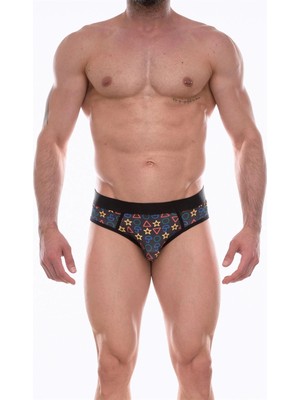 Liyuza Erkek  Desenli Jockstrap Çamaşır