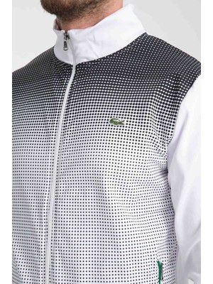 Lacoste Slim Fit Beyaz Eşofman Takımı